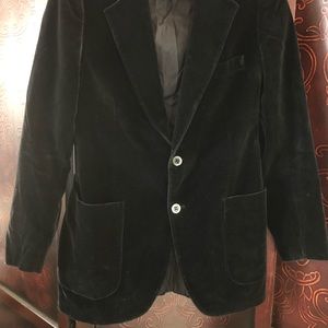 Yves St Laurent Vintage Black Velvet Blazer
